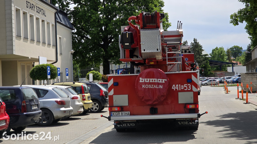 Akcja strażaków w Starym Szpitalu