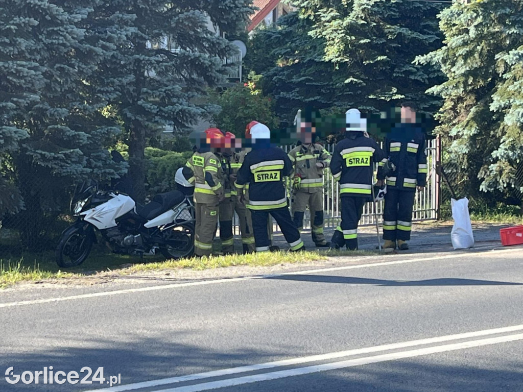 Zderzenie z udziałem motocyklisty (28.05.)