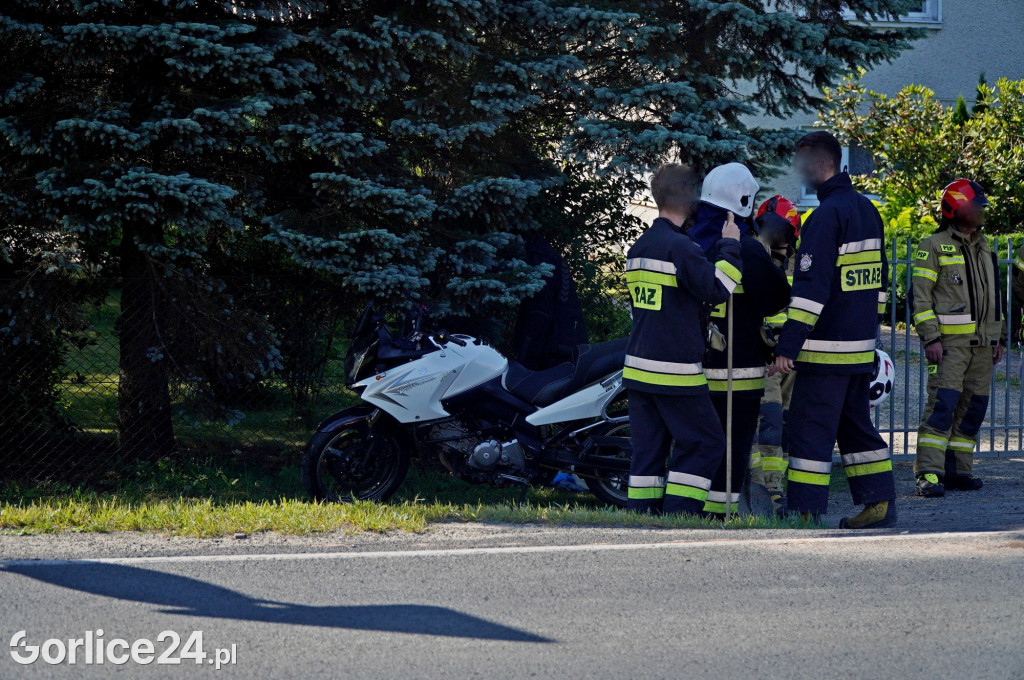 Zderzenie z udziałem motocyklisty (28.05.)