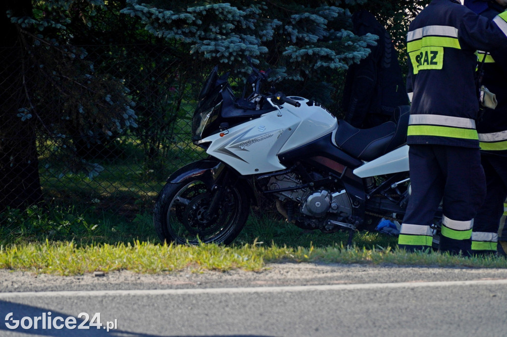 Zderzenie z udziałem motocyklisty (28.05.)