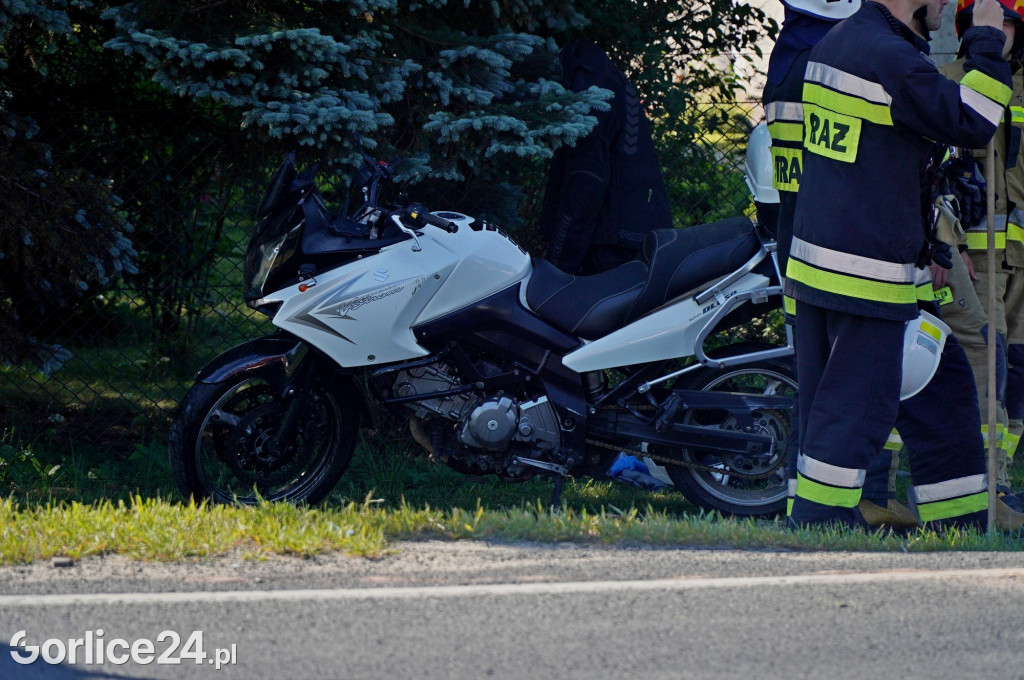 Zderzenie z udziałem motocyklisty (28.05.)