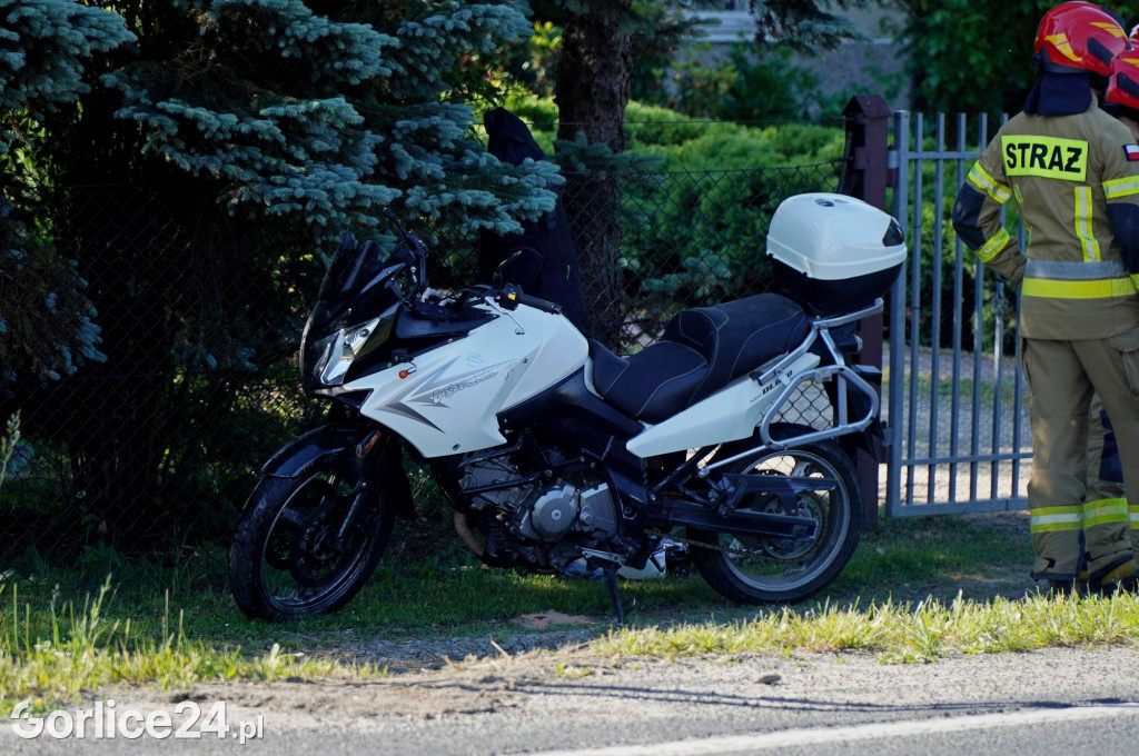 Zderzenie z udziałem motocyklisty (28.05.)