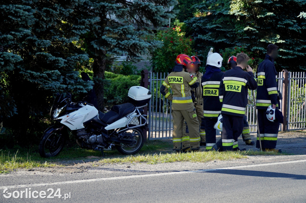 Zderzenie z udziałem motocyklisty (28.05.)