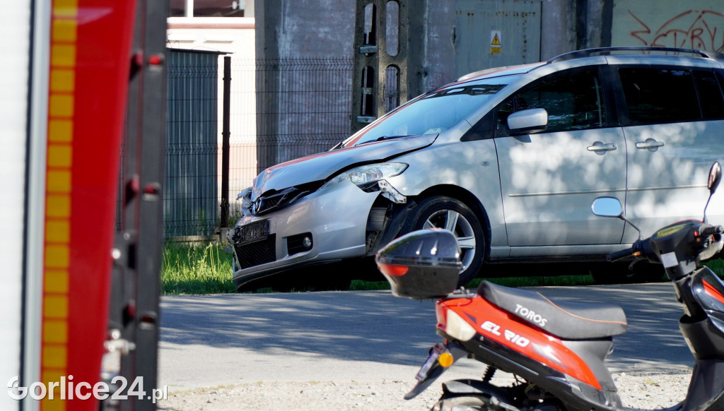 Zderzenie z udziałem motocyklisty (28.05.)