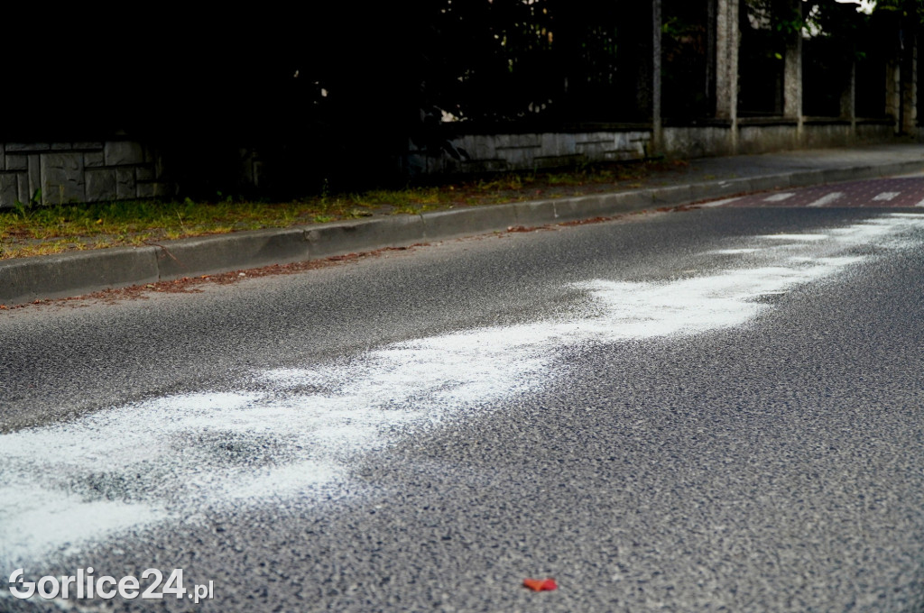 Próg zwalniający na ulicy Broniewskiego