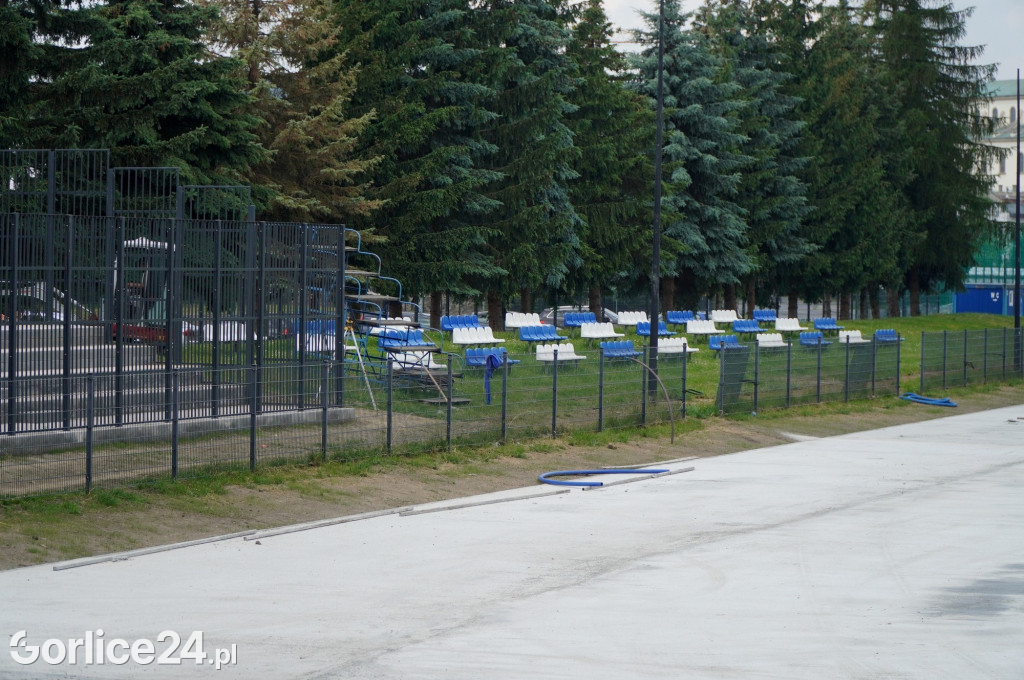 Remont tadionu OSiR w Gorlicach (30.05.2024)