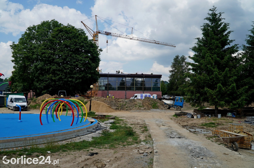Remont odkrytego basenu w Gorlicach (30.05.)