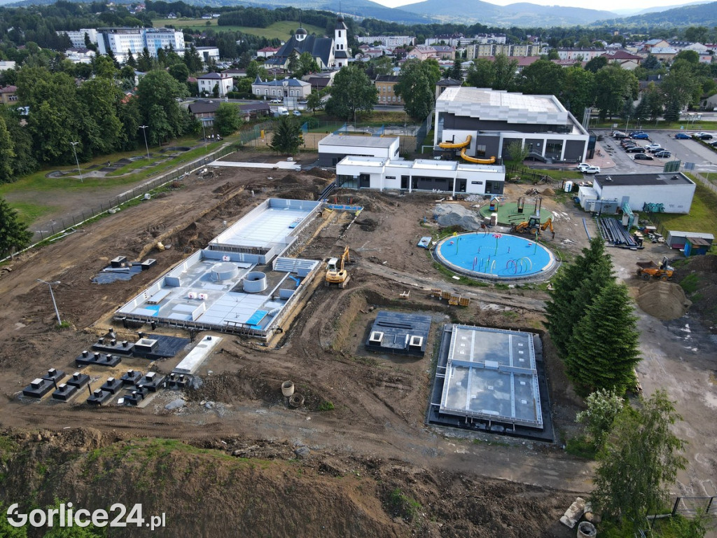Remont odkrytego basenu w Gorlicach (30.05.)