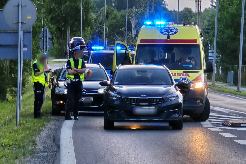 Wypadek na ulicy Bieckiej w Gorlicach (01.06.)