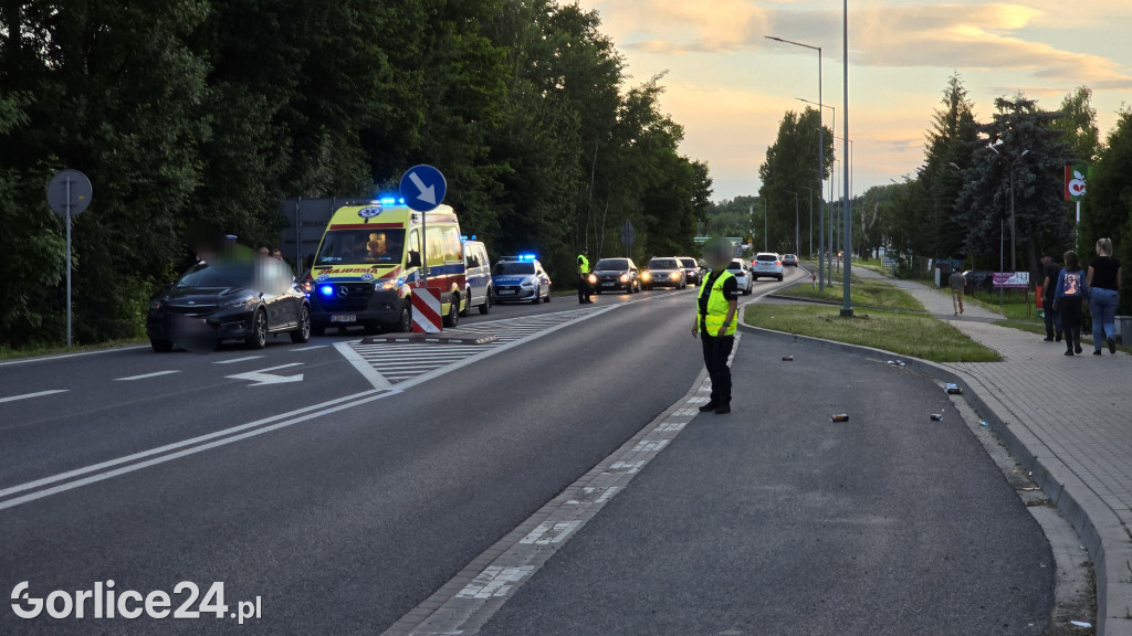 Wypadek na ulicy Bieckiej w Gorlicach (01.06.)
