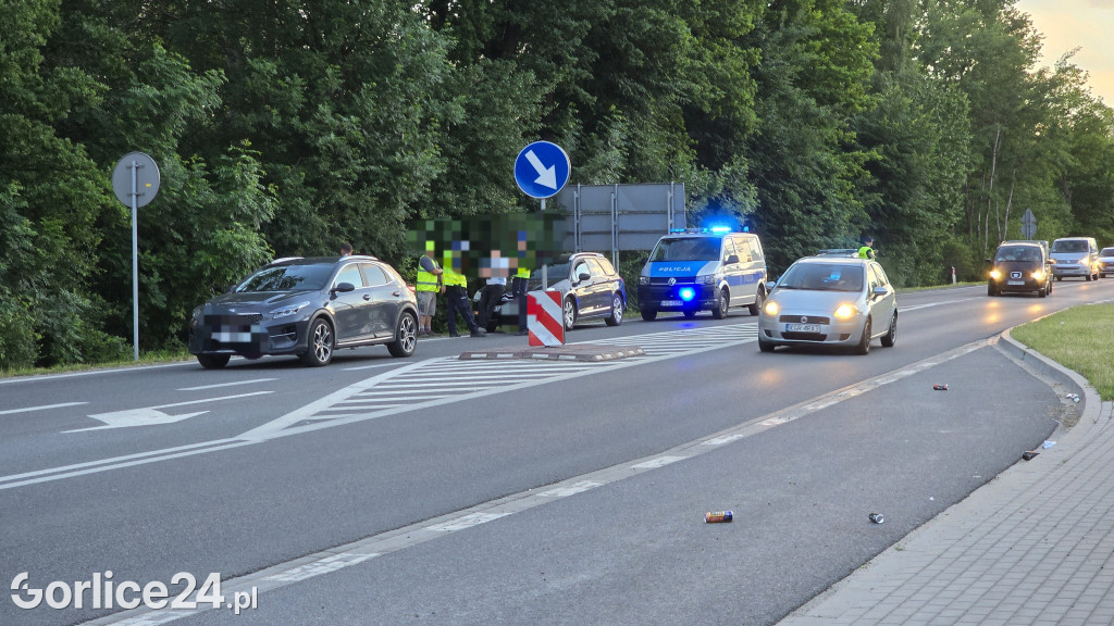 Wypadek na ulicy Bieckiej w Gorlicach (01.06.)