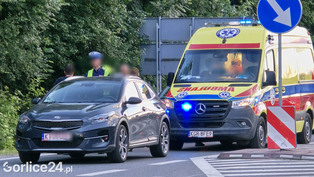 Wypadek na ulicy Bieckiej w Gorlicach (01.06.)