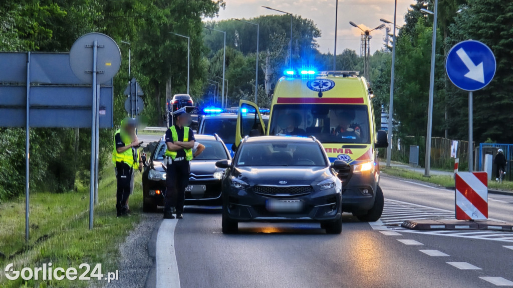 Wypadek na ulicy Bieckiej w Gorlicach (01.06.)