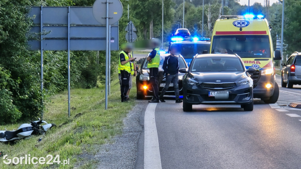 Wypadek na ulicy Bieckiej w Gorlicach (01.06.)