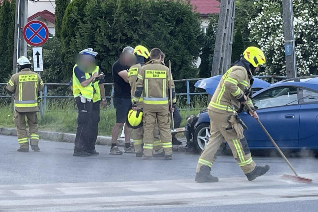 Kolizja w Bieczu (02.06.)