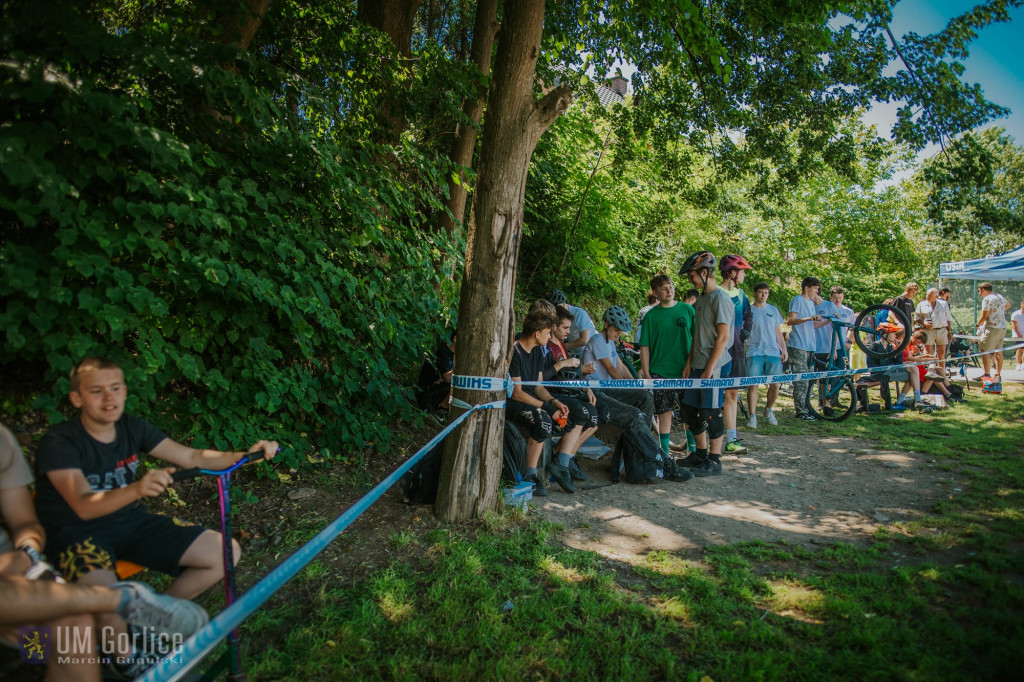 Zawody rowerowe na gorlickim pumptracku
