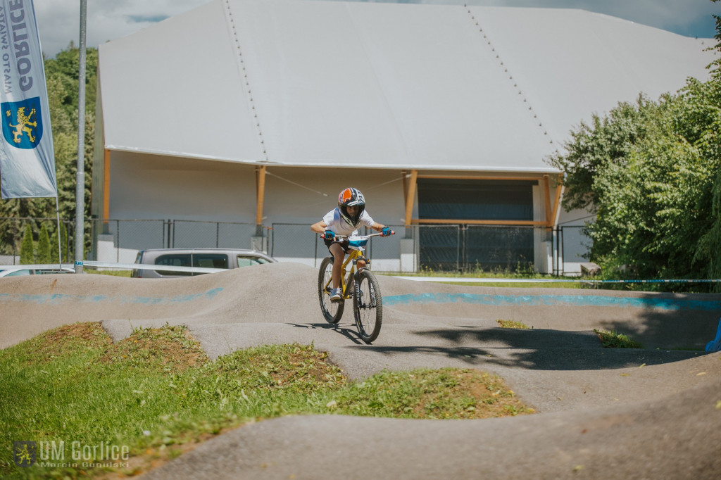 Zawody rowerowe na gorlickim pumptracku