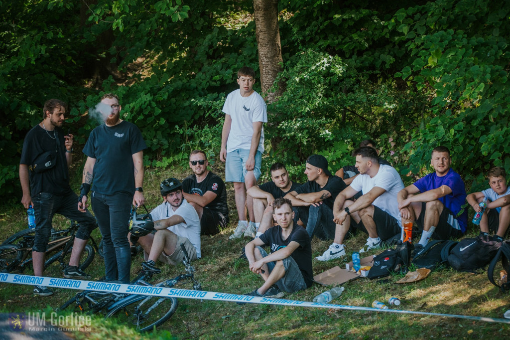 Zawody rowerowe na gorlickim pumptracku