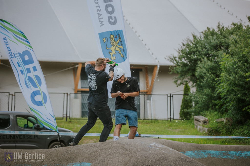 Zawody rowerowe na gorlickim pumptracku