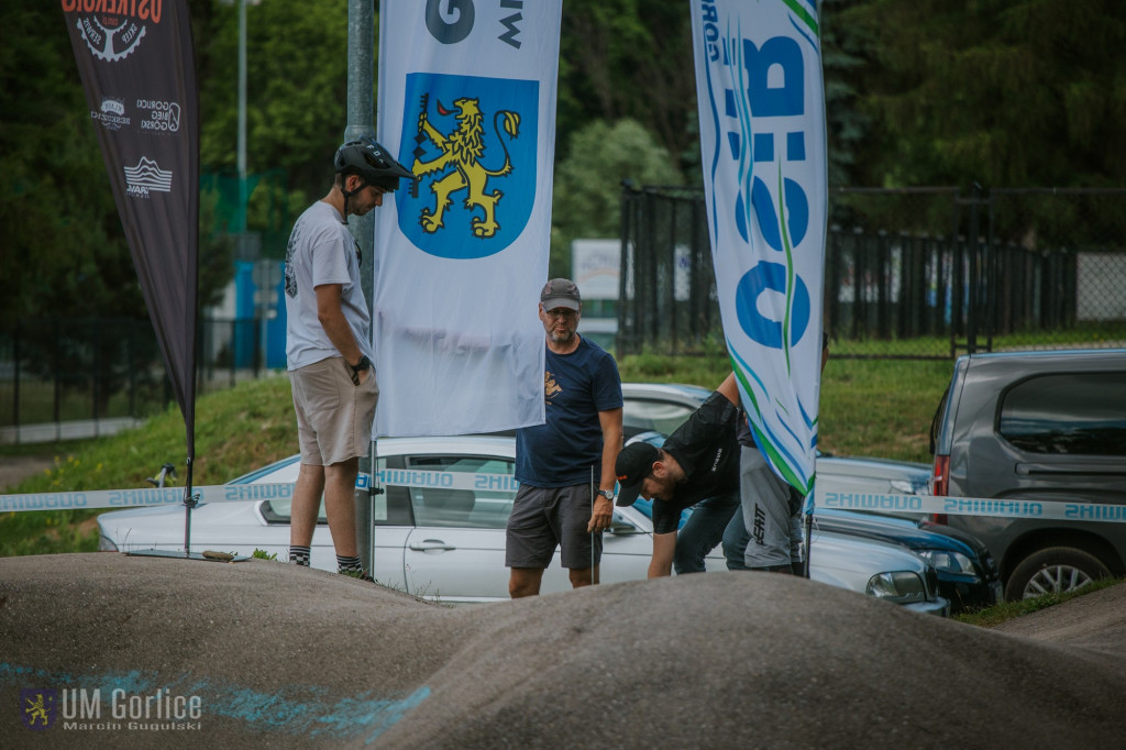 Zawody rowerowe na gorlickim pumptracku