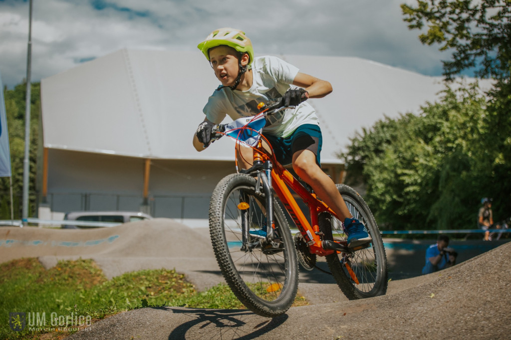 Zawody rowerowe na gorlickim pumptracku