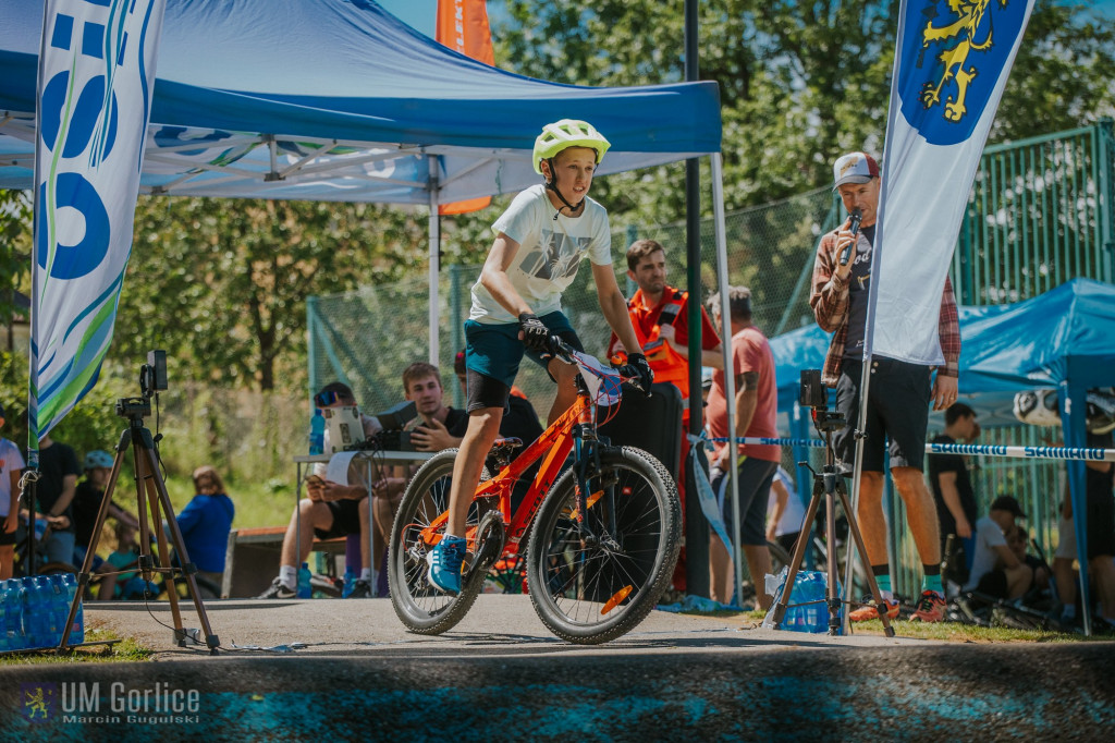Zawody rowerowe na gorlickim pumptracku