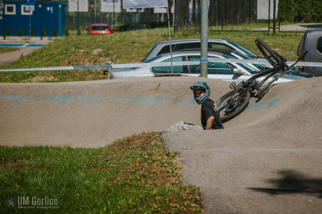 Zawody rowerowe na gorlickim pumptracku