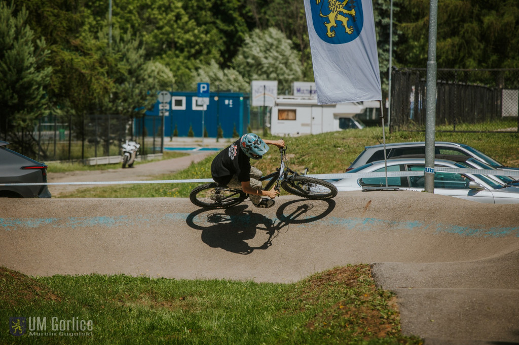Zawody rowerowe na gorlickim pumptracku