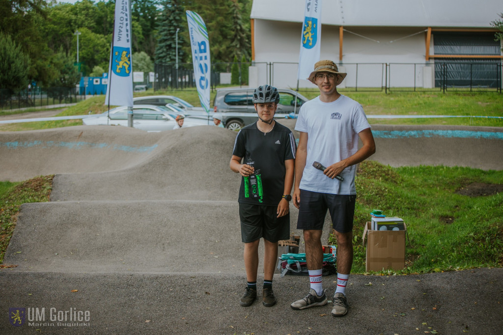 Zawody rowerowe na gorlickim pumptracku