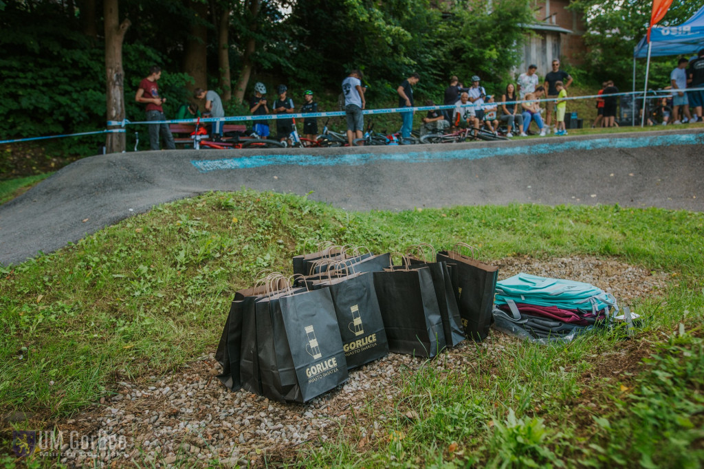Zawody rowerowe na gorlickim pumptracku