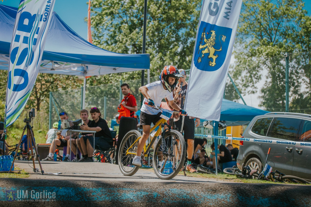 Zawody rowerowe na gorlickim pumptracku