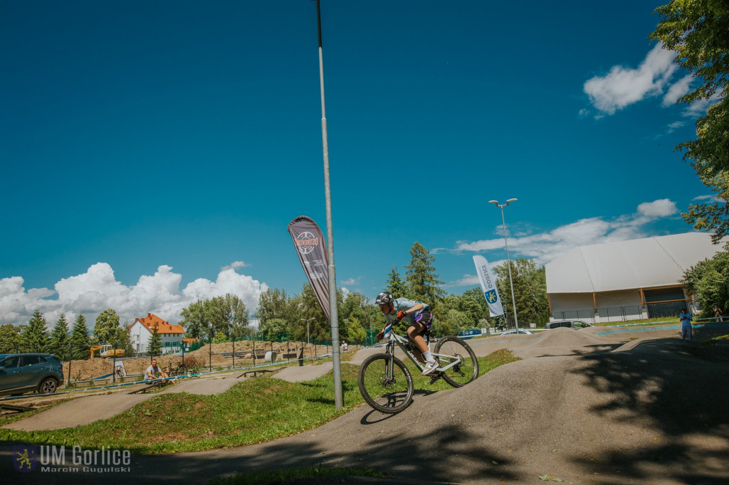 Zawody rowerowe na gorlickim pumptracku