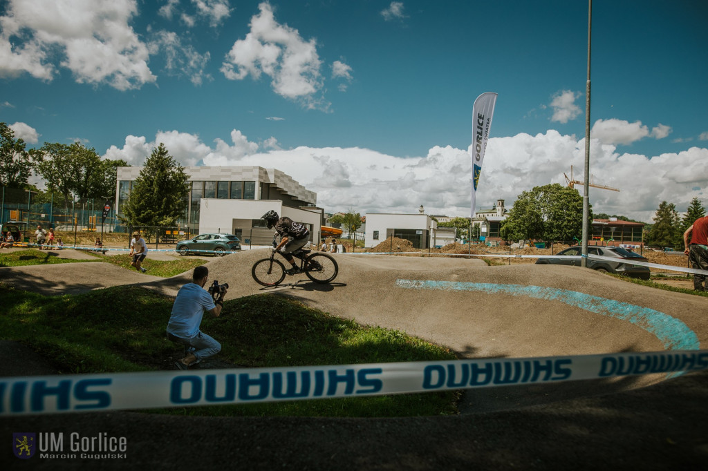 Zawody rowerowe na gorlickim pumptracku