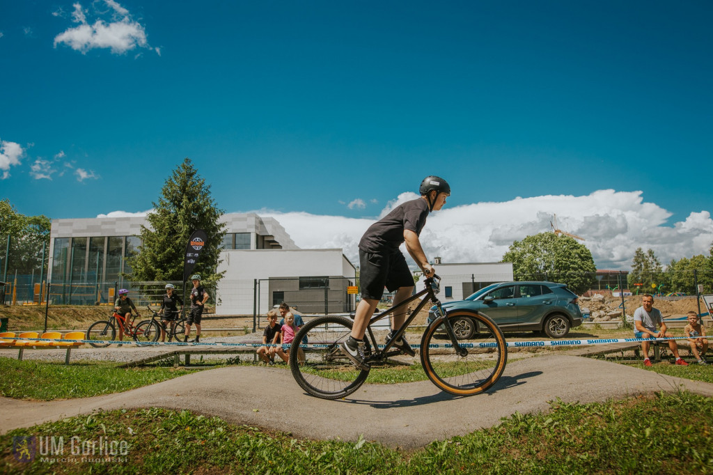 Zawody rowerowe na gorlickim pumptracku