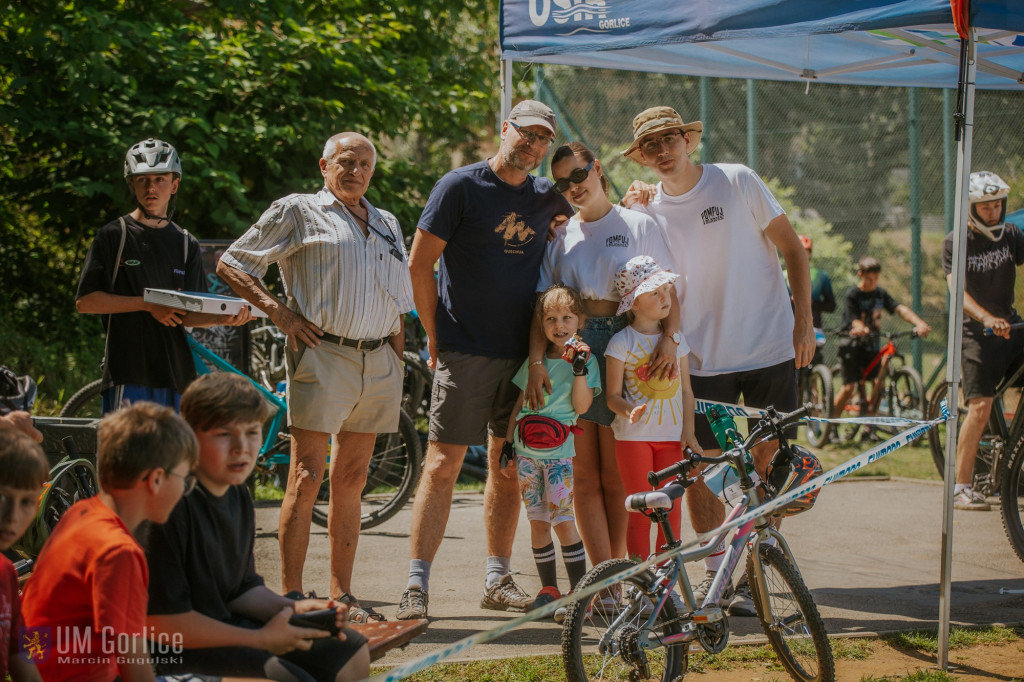 Zawody rowerowe na gorlickim pumptracku