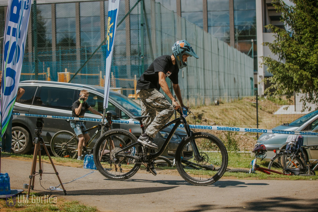 Zawody rowerowe na gorlickim pumptracku