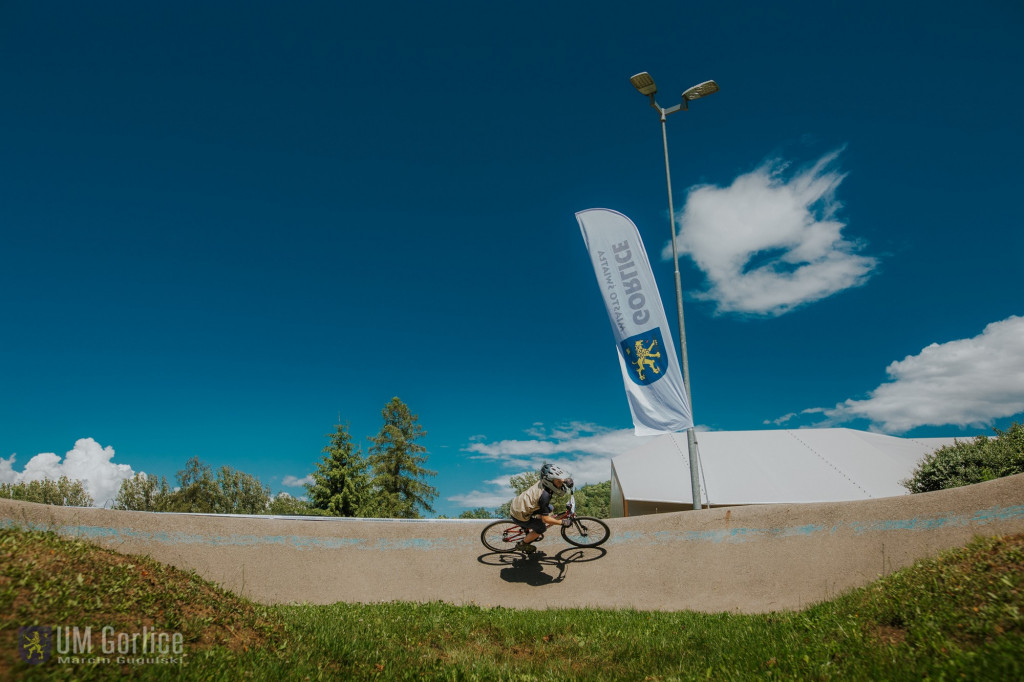 Zawody rowerowe na gorlickim pumptracku