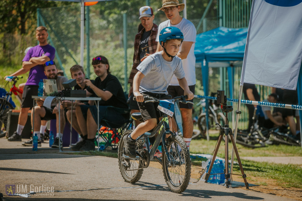 Zawody rowerowe na gorlickim pumptracku