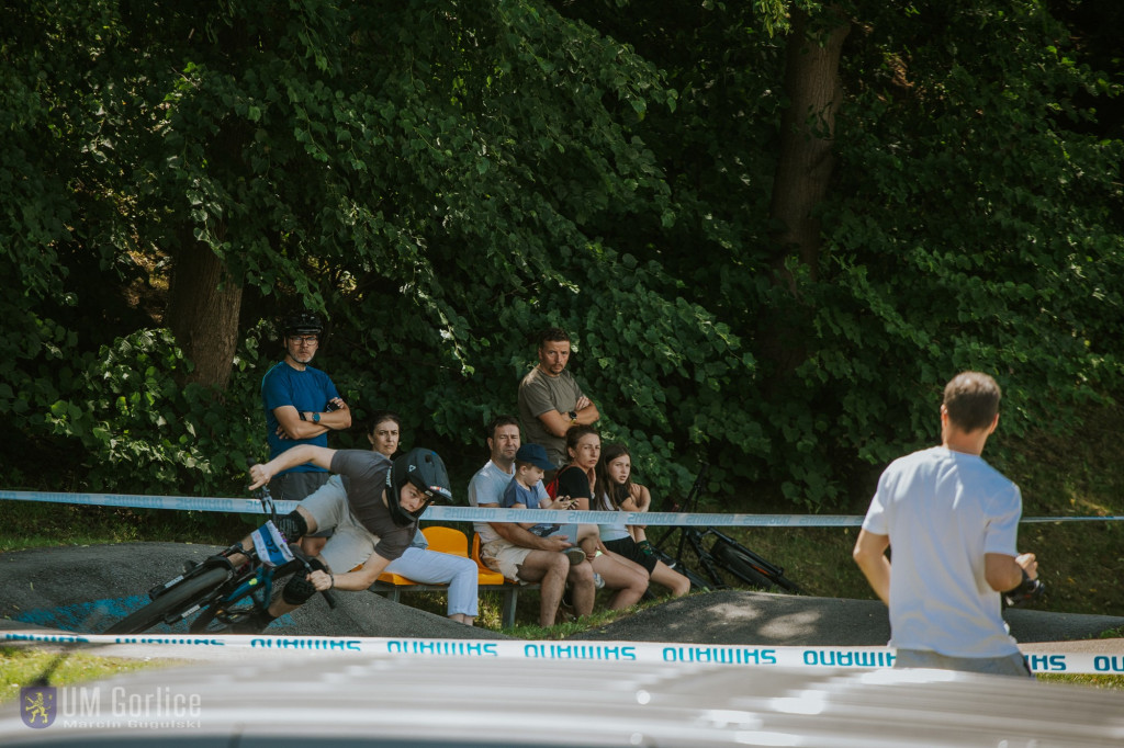 Zawody rowerowe na gorlickim pumptracku