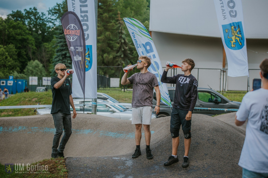 Zawody rowerowe na gorlickim pumptracku
