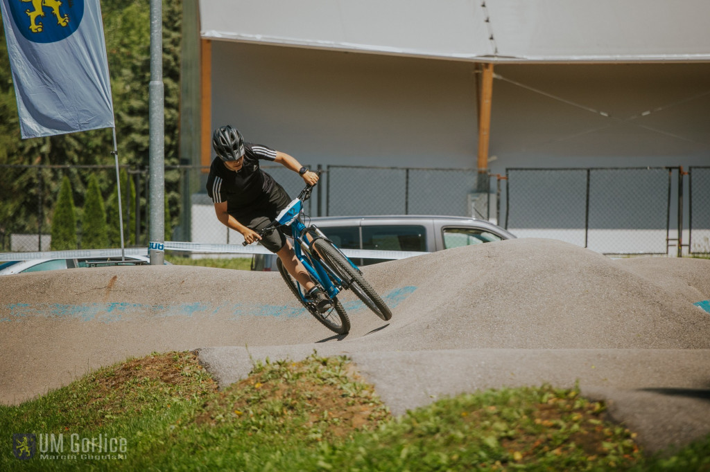 Zawody rowerowe na gorlickim pumptracku