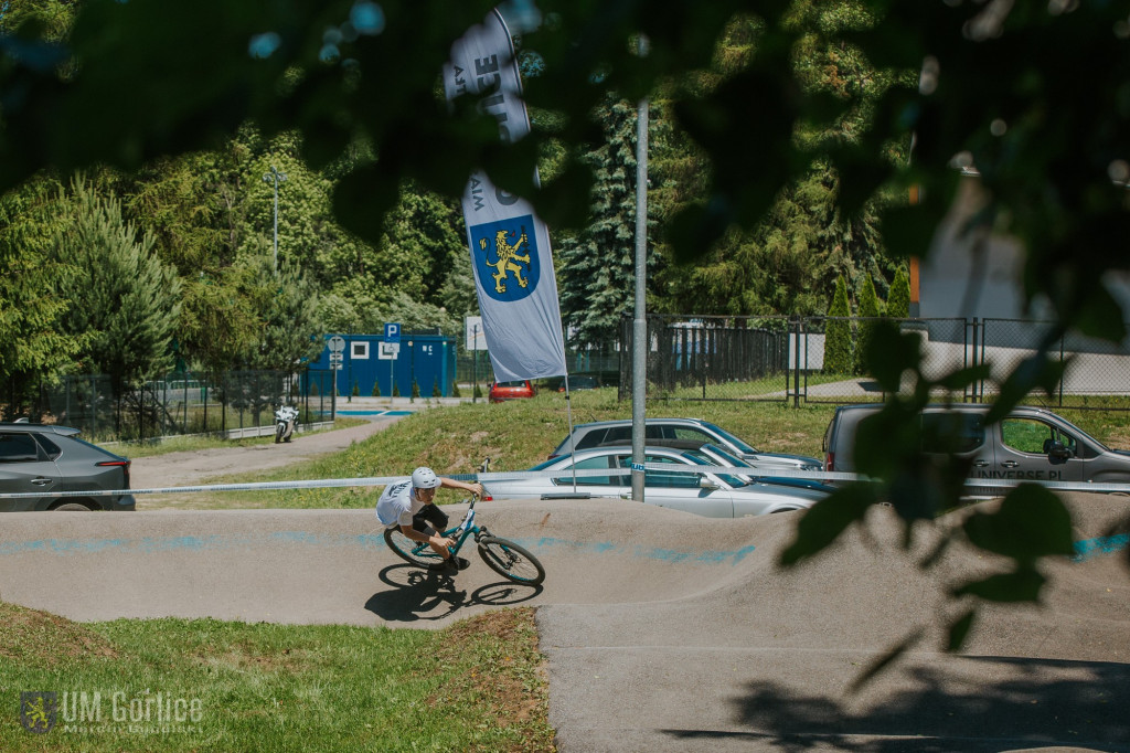 Zawody rowerowe na gorlickim pumptracku