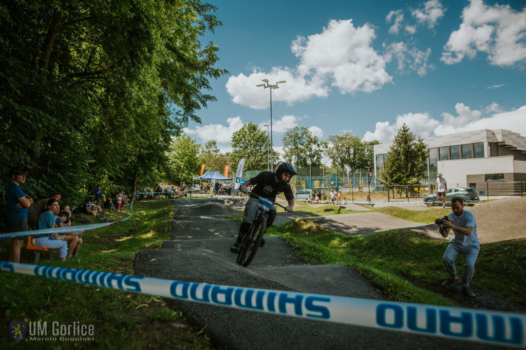 Zawody rowerowe na gorlickim pumptracku