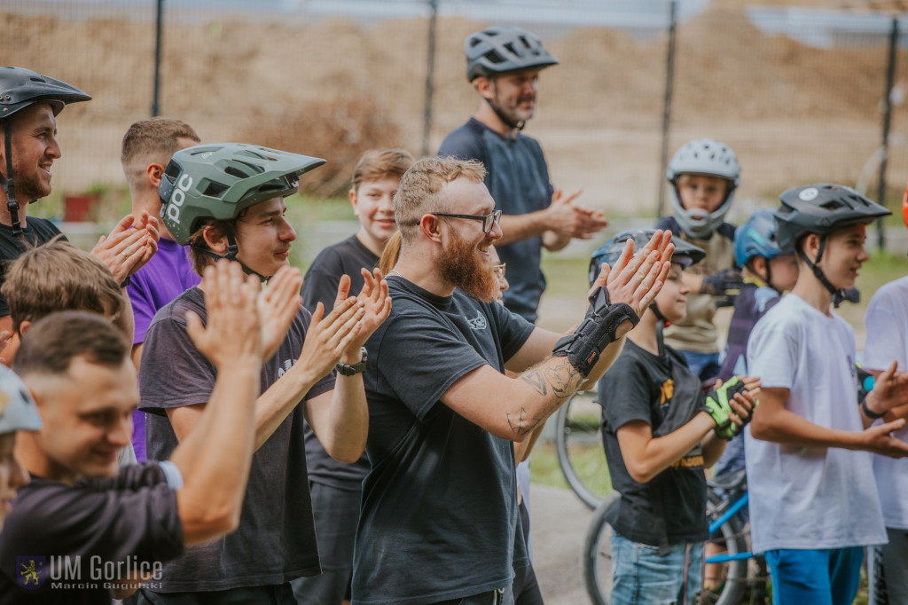 Zawody rowerowe na gorlickim pumptracku