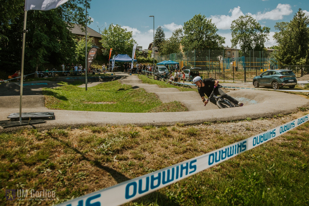 Zawody rowerowe na gorlickim pumptracku