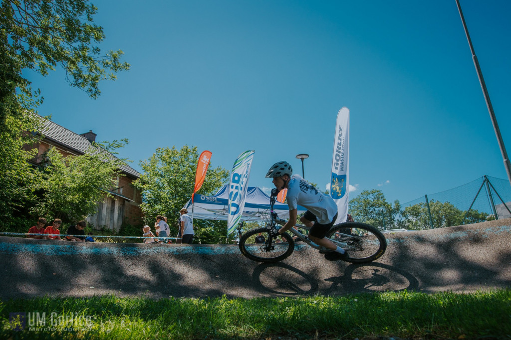 Zawody rowerowe na gorlickim pumptracku