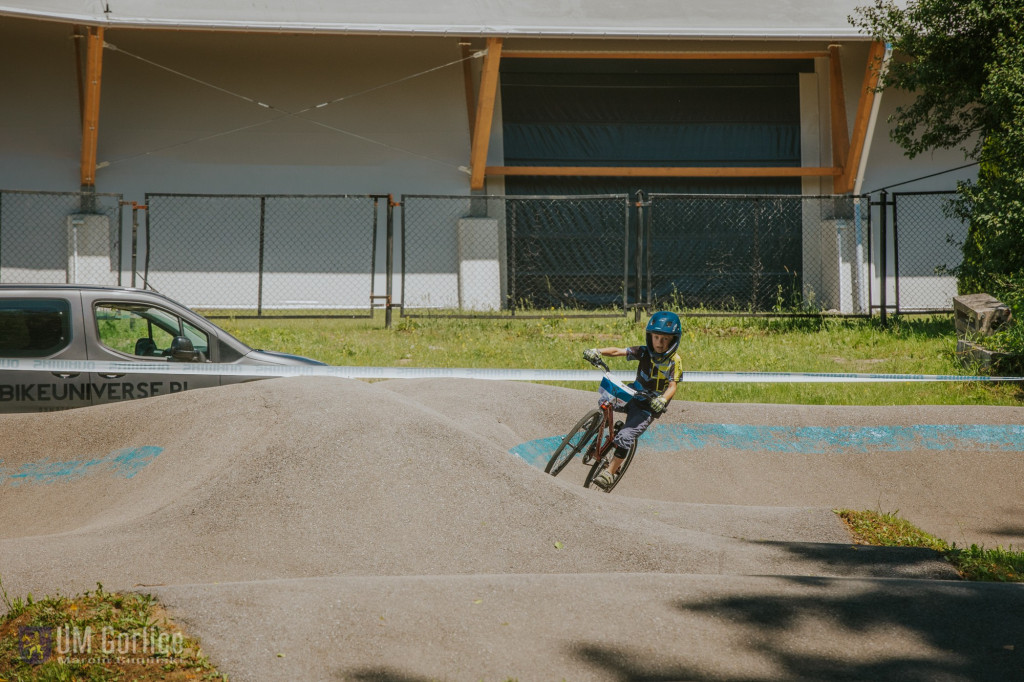 Zawody rowerowe na gorlickim pumptracku