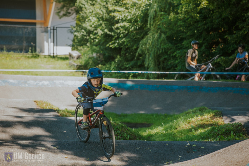 Zawody rowerowe na gorlickim pumptracku