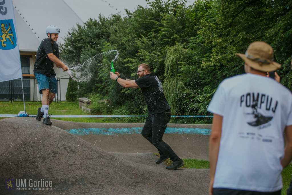 Zawody rowerowe na gorlickim pumptracku