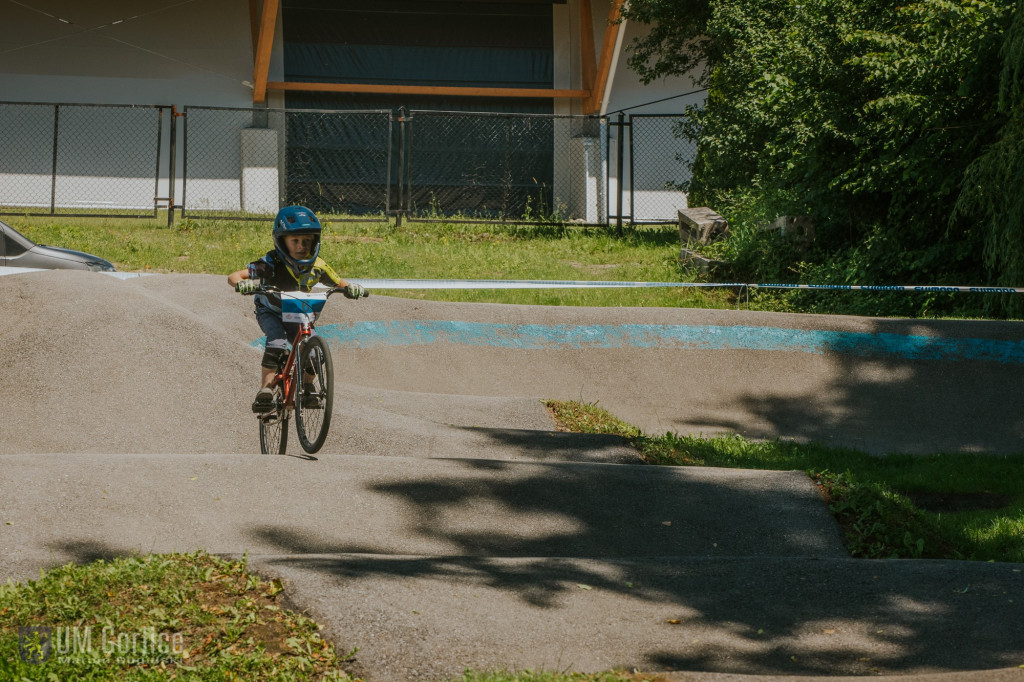 Zawody rowerowe na gorlickim pumptracku